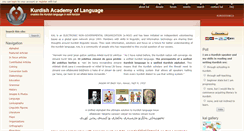 Desktop Screenshot of kurdishacademy.org